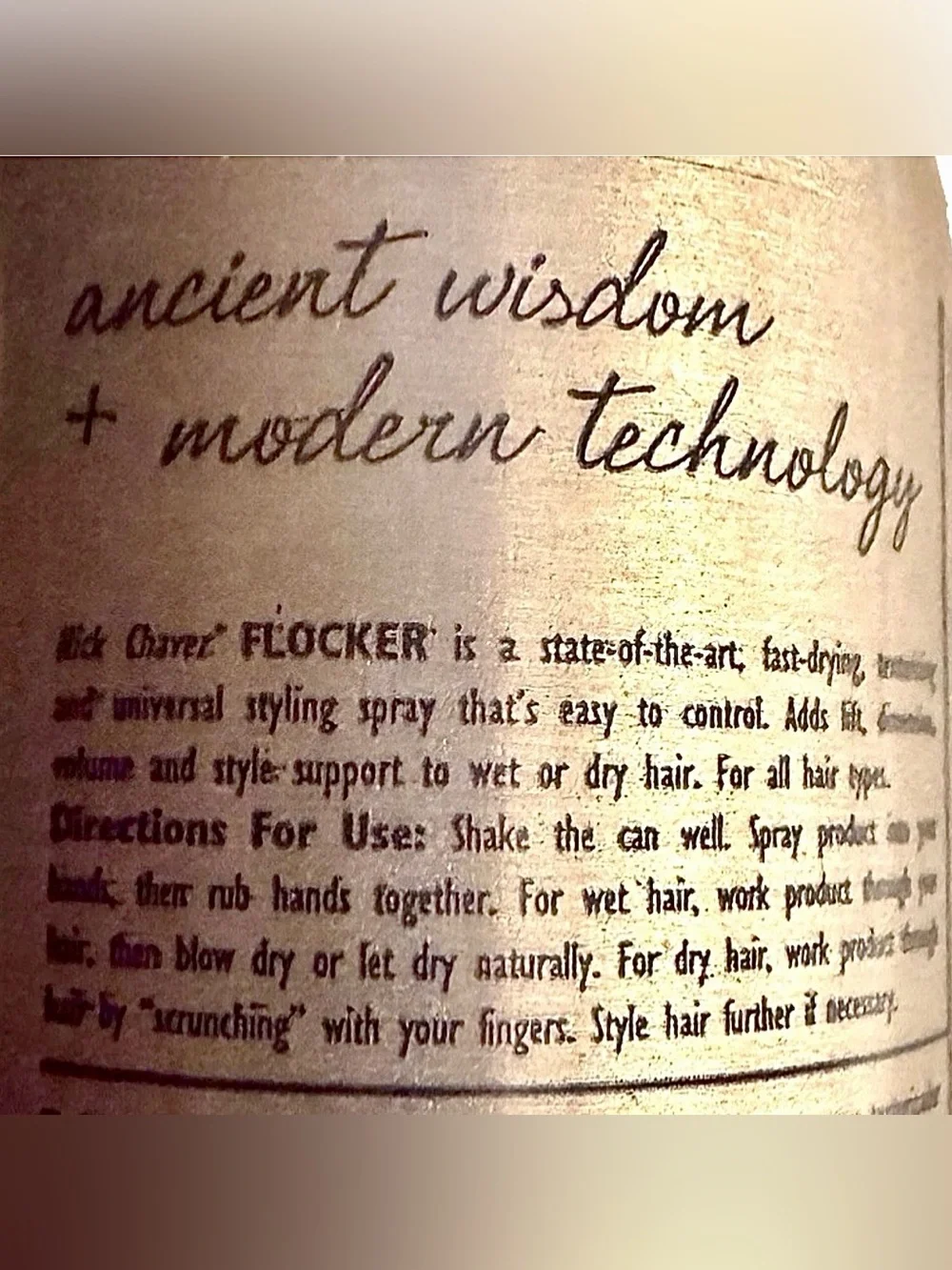 🪮NICK CHAVEZ🪮 SPRAY WET OR DRY HAIR STLYING FLOCKER